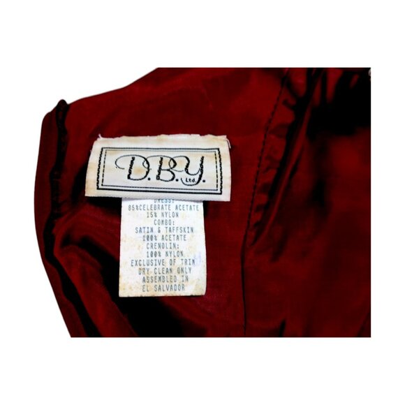 ❤️ Vintage Red Velvet Skater Dress ❤️ - Picture 12 of 13